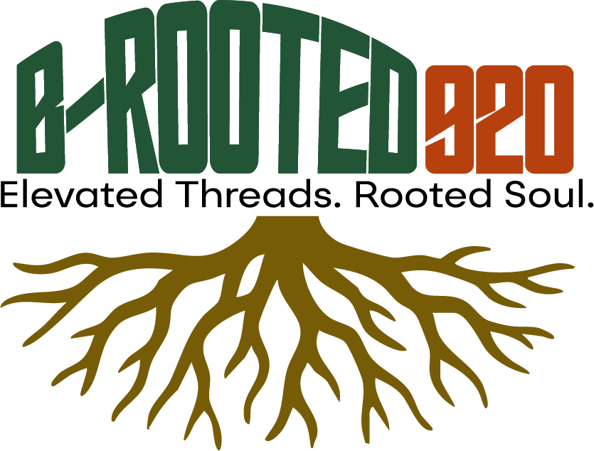 LOGO 200X130 SMALL Logo of B-Rooted 920 featuring bold green typography with orange “920” and brown tree roots extending beneath, symbolizing culture, grounding, and identity.